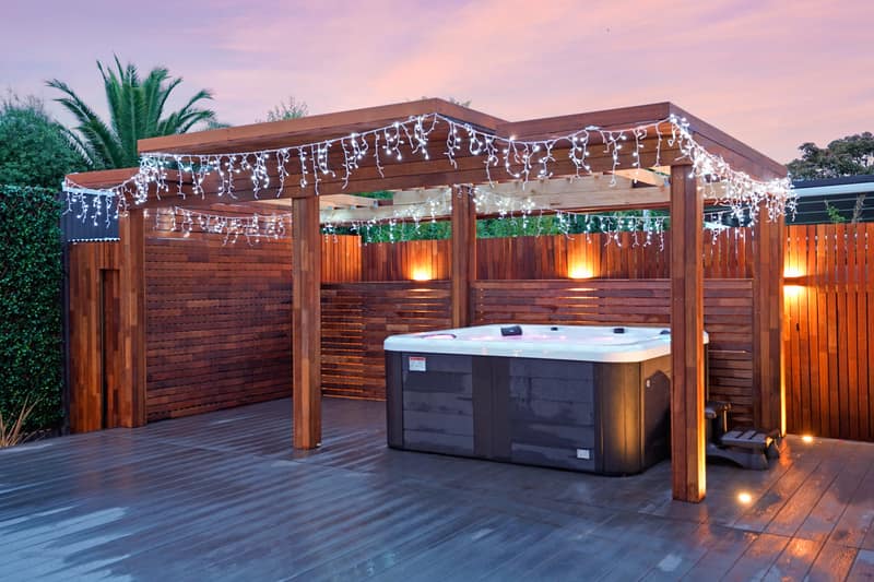 Backyard seating